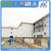 Customized prefabricated steel structure hotel building